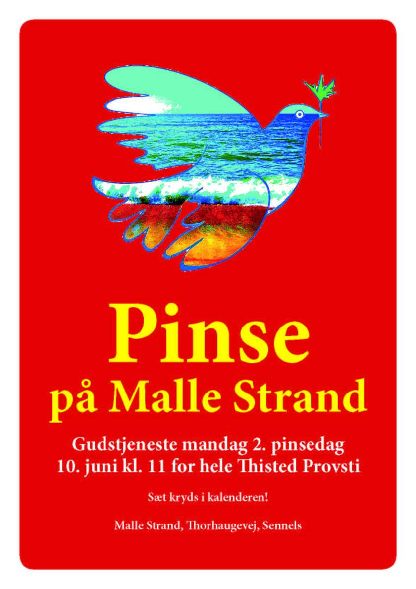 Pinse på Malle Strand
